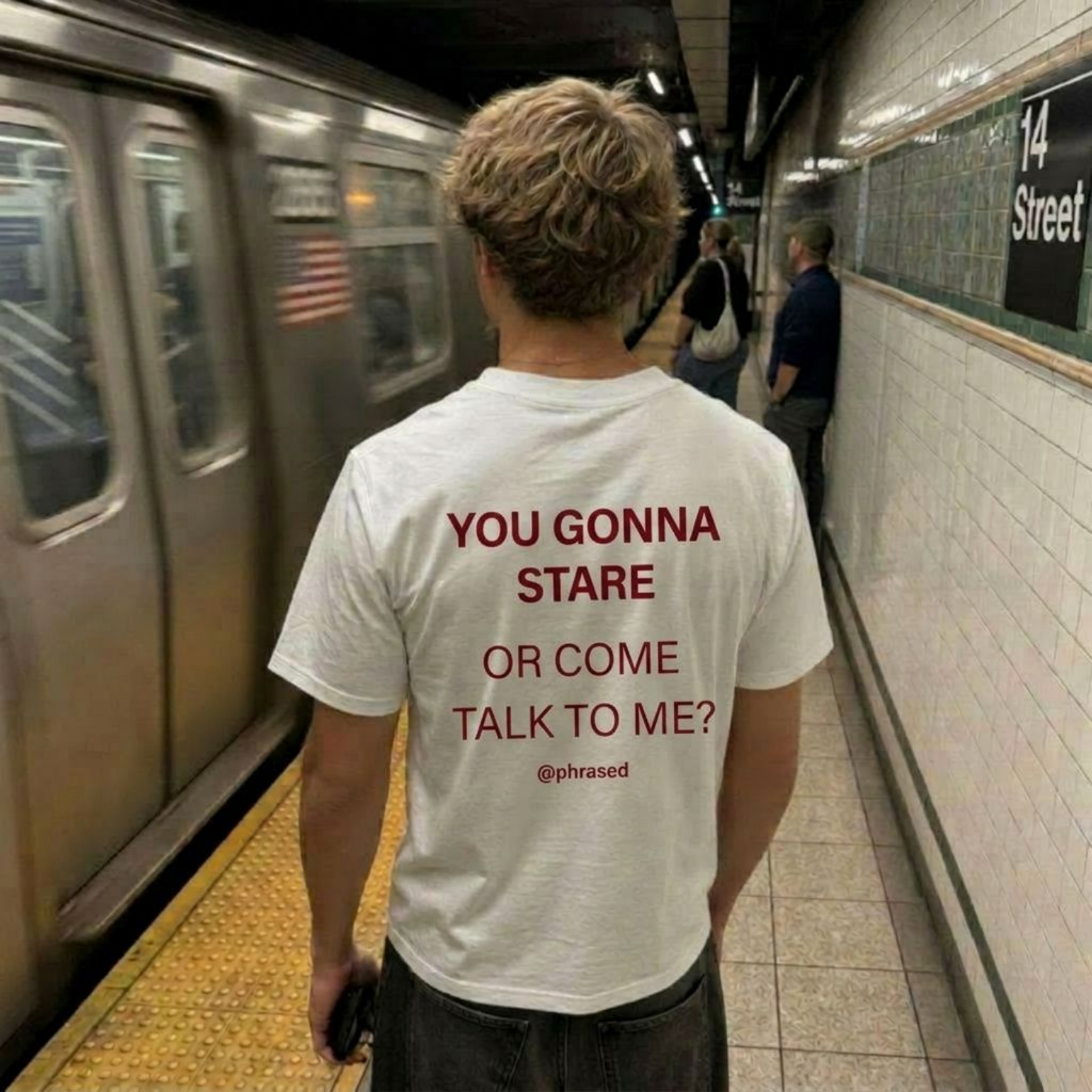 YOU GONNA STARE OR COME TALK TO ME Tee