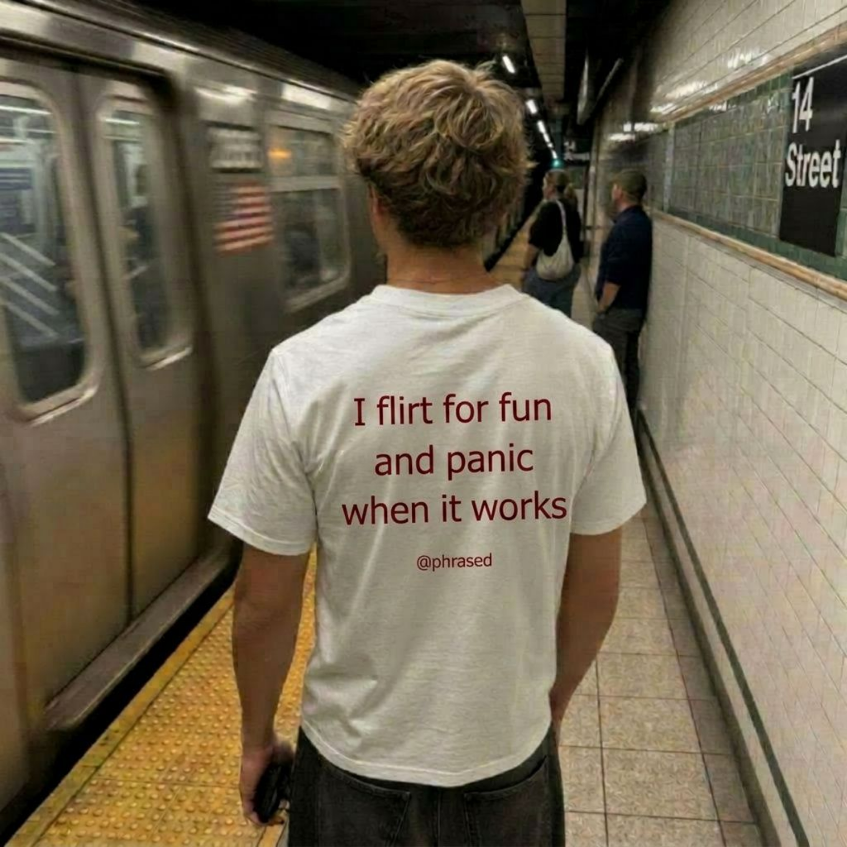 I flirt for fun and panic when it works