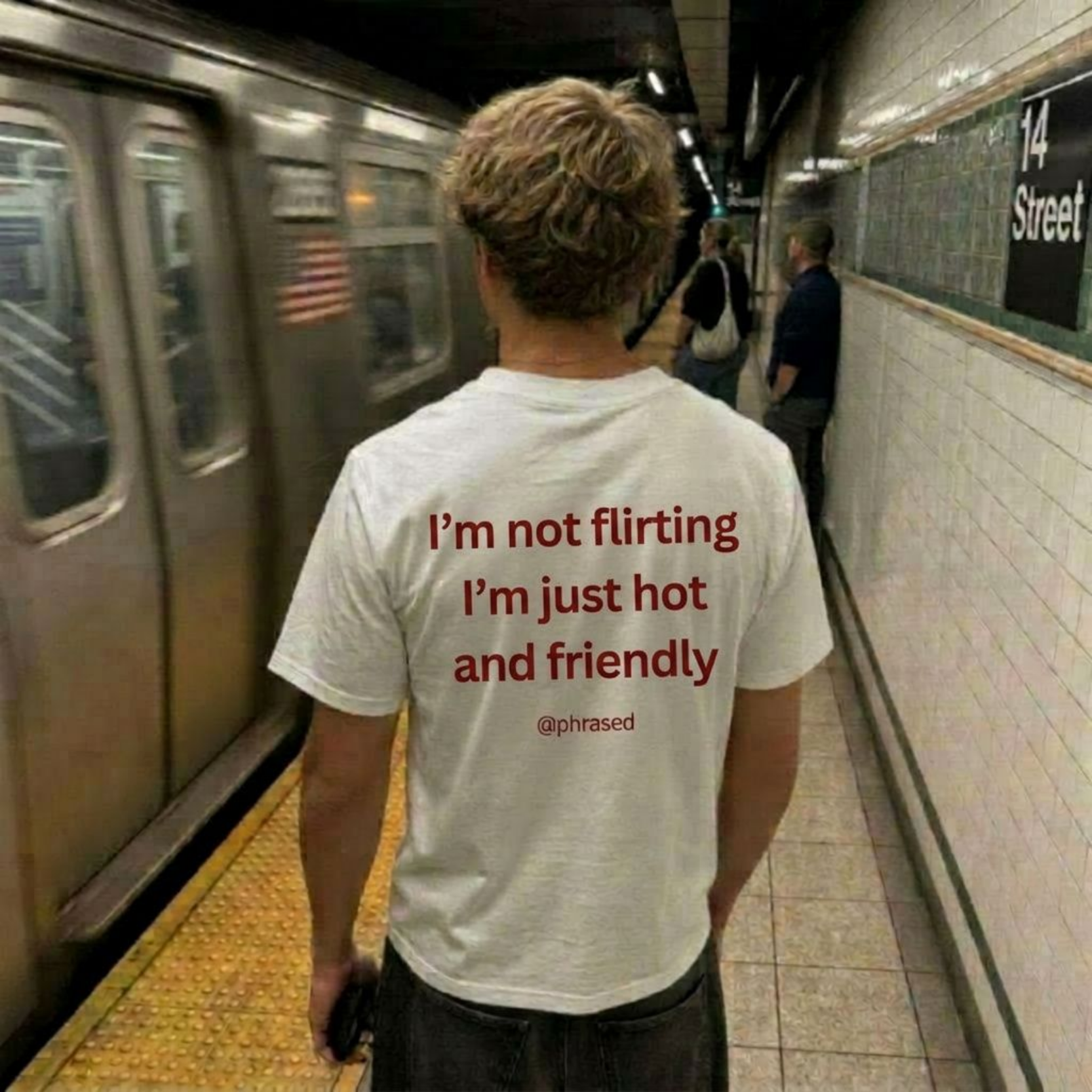 I'M NOT FLIRTING I'M JUST HOT AND FRIENDLY Tee